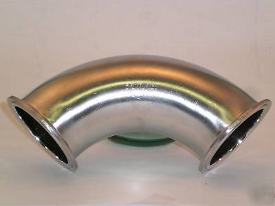 316L ss sanitary tri clamp 90Â° elbow 2.5