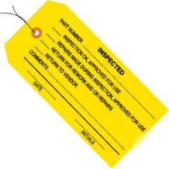 Shoplet select inspected inspection tags prewired 4 3