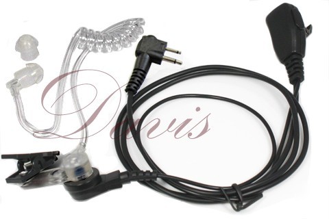 2 pin acoustic tube earpice for mic for motorola