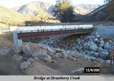 Bridge - 60' - portable (steel i-beams and concrete) 