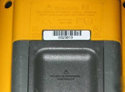 Fluke 863 graphical multimeter digital dmm used