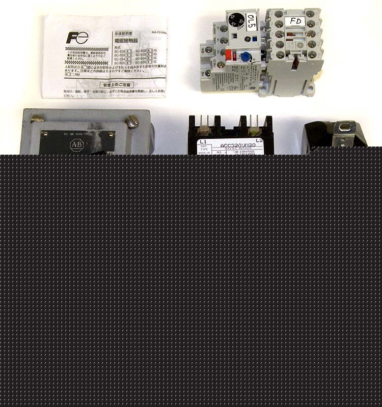 Lot 7 allen bradley 600-TCX5 switch ge contactor relay