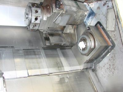 Okuma LT25 1997/98 5 axis cnc lathe w/bar feed