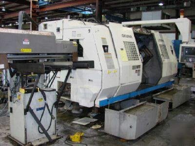 Okuma LT25 1997/98 5 axis cnc lathe w/bar feed