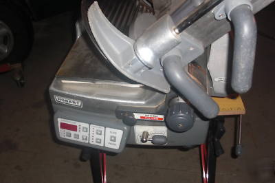 Hobart meat slicer with portion scale model 2912PS