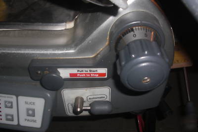 Hobart meat slicer with portion scale model 2912PS