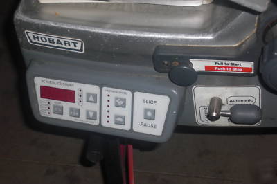 Hobart meat slicer with portion scale model 2912PS