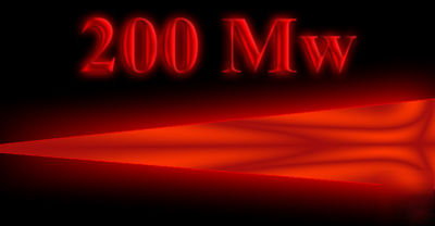 3X 650NM red laser diode - 200MW stage show module lens