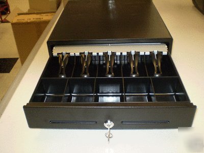 Jaykom electronic cash drawer (ECDJ400-bk-eps) black