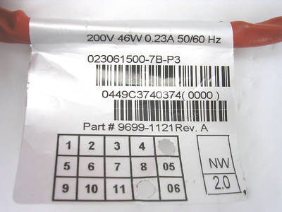 Mks hps vacuum heater jacket 9615 9699 lot 200 v