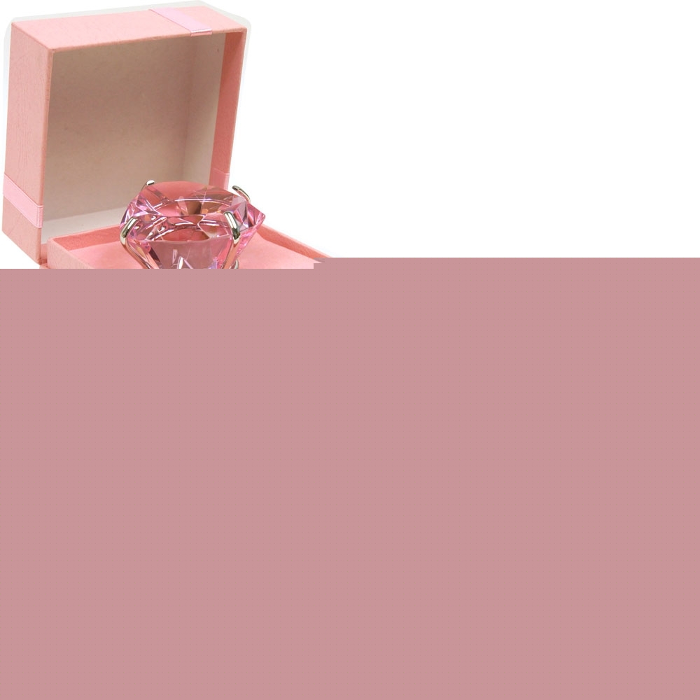 600 carat imitation heart diamond ring paper weight
