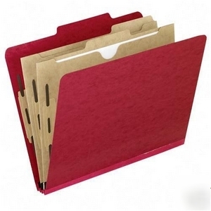 Classification folders w/ pocket dividers letter 26211