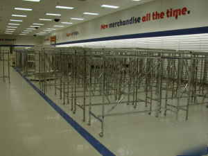 Clothing racks lot 45PCS h-racks 2 & 4 ways liquidation