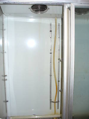 Hussmann glass two door cooler