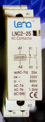 New contactor modular model LNC2 range 2POLE