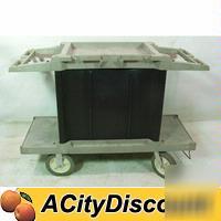 Used rubbermaid janitoral housekeeping hotel motel cart