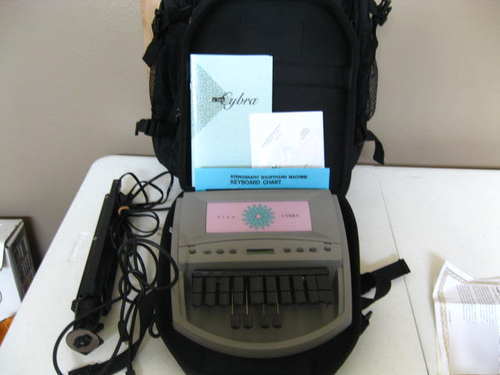 Steno elan cybra court reporting student paperless exc