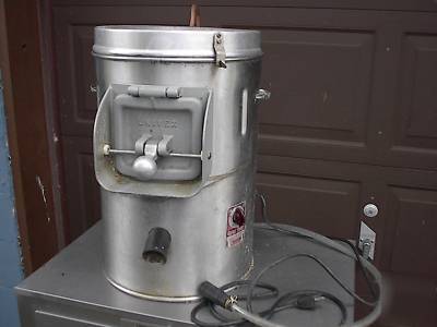 Univex 20 lb. vegetable potato peeler ss portable 115V