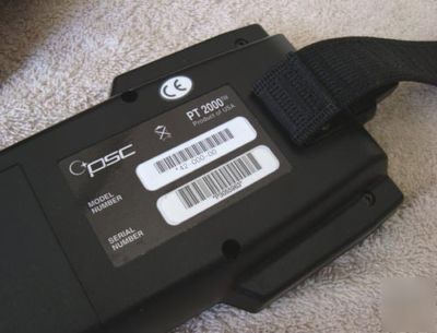 Psc portable terminal + quickscan barcode scanner