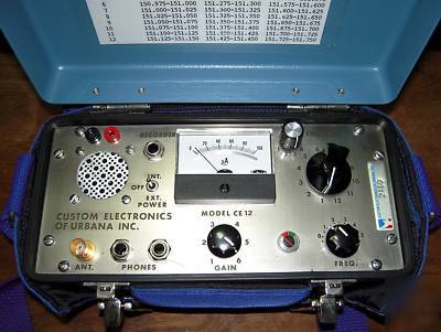 Ce-12 portable radiotelemetry receiver