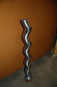 Huge c. jere era contemporary 115LB metal art ss spiral