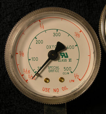Western medica M1-540-PED3 pediatric oxygen regulaor 