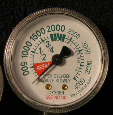 Western medica M1-540-PED3 pediatric oxygen regulaor 