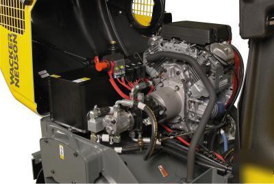 Hydrostatic vibratory roller