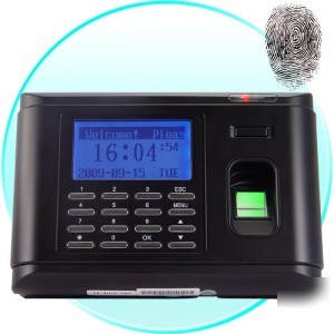 Fingerprint time attendance access system with data rec
