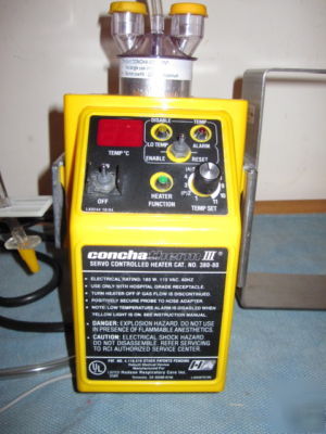 Hudson conchatherm 3 servo controlled ventilator heater