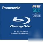 Panasonic lm-BE50DE dual layer blu-ray rewritable disc