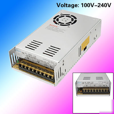 12V 30A single output switch switching power supply