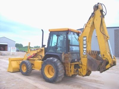 1998 john deere 410E backhoe