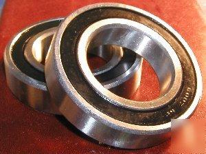 2 sealed radial ball bearing 6007RS 35X62X14