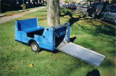 Trackless train for sale with wheelchair accessbl. car
