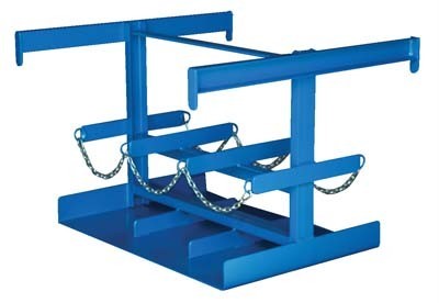 Fork truck lp tank caddy - tenedor lp camiÃ³n tanque