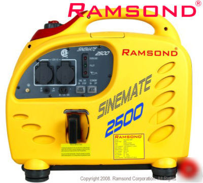 Ramsond sinemate 2500 w inverter portable generator rv