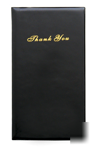 50 guest check presenter restaurant credit card holder