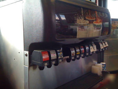 Used cornelius 12 head soda dispensing machine ED300-bc