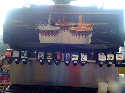 Used cornelius 12 head soda dispensing machine ED300-bc
