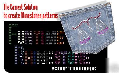 Rhinestone strass crystal software template pattern 