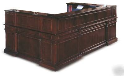 U shaped reception desk receptionist office furniture