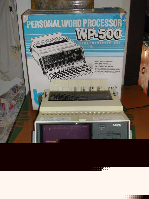 Brother wp-500 word processor/printer w/orig. box 