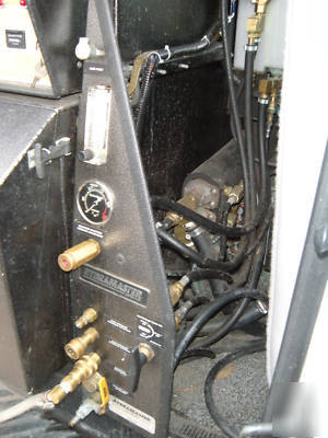 Carpet cleaning machine and ford E350 van