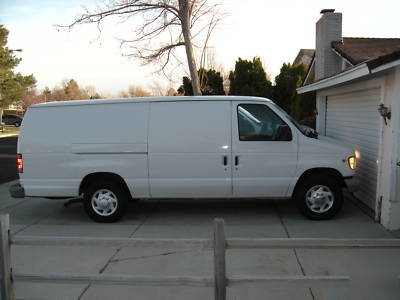 Carpet cleaning machine and ford E350 van