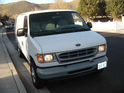 Carpet cleaning machine and ford E350 van
