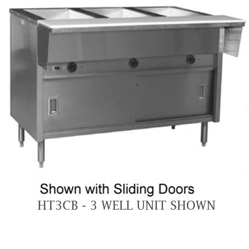 Eagle HT4CB-120 hot food table, 4 wells, electric, 63.5