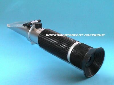 New clearly scale 0--80%brix atc refractometer 