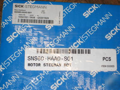 New sick stegmann motor feedback system SNS60-HAA0-S01 
