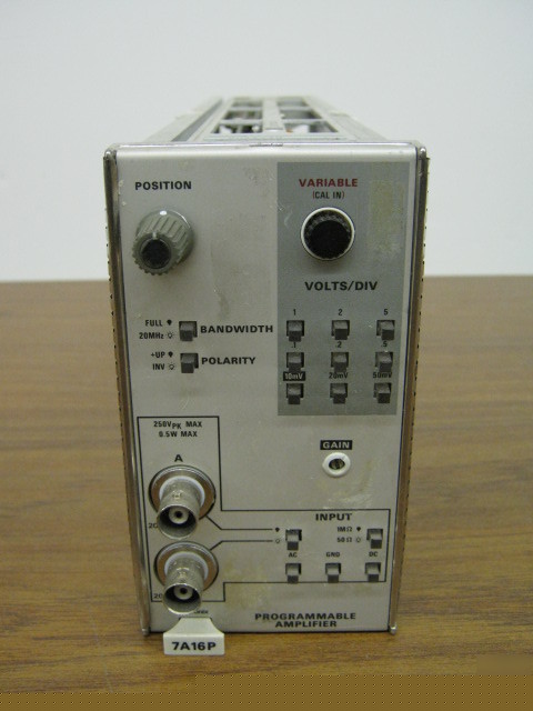 Tektronix 7A16P programmable vertical p/i